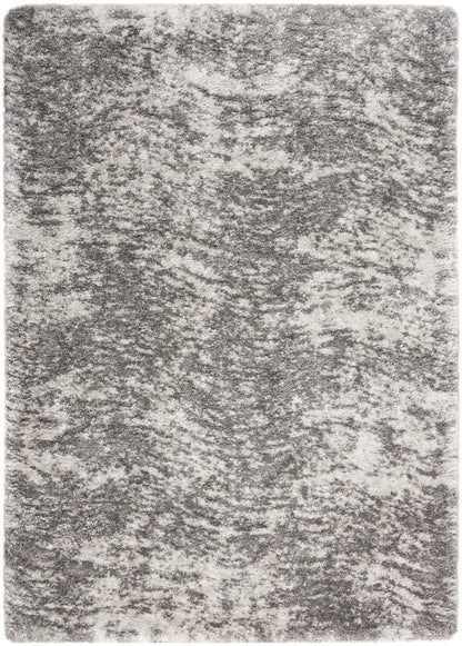 Nourison Home Dreamy Shag DRS04 Charcoal Grey Contemporary Power-loomed Rug