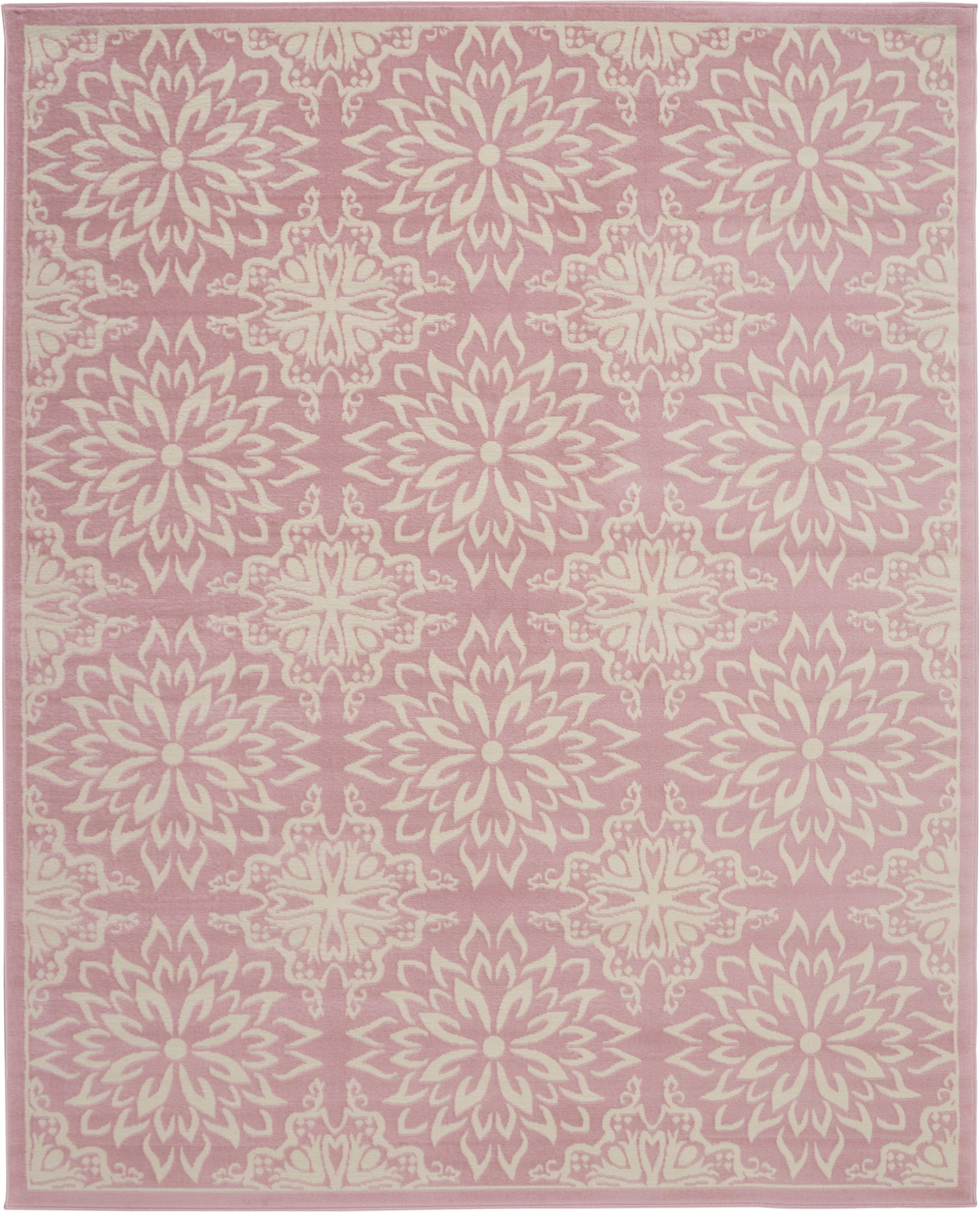 Nourison Home Jubilant  Ivory Pink  Transitional