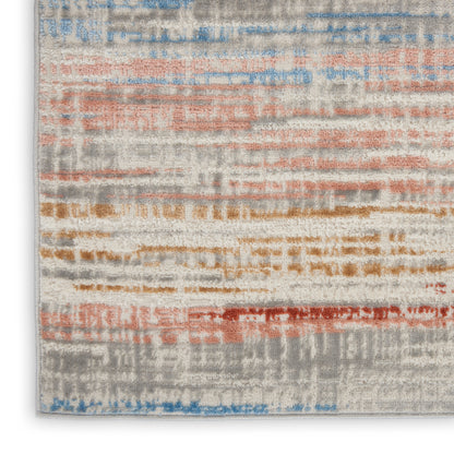 Nourison Home Elation  Ivory Multicolor  Contemporary