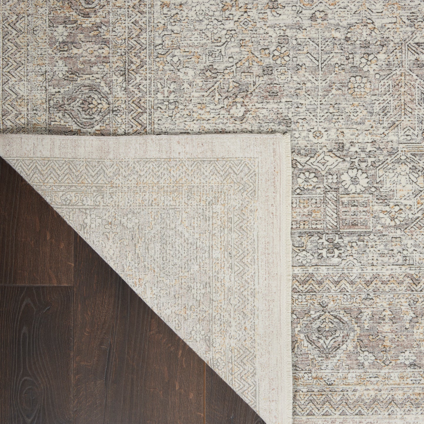 Nourison Home Starry Nights  Cream Grey  Traditional