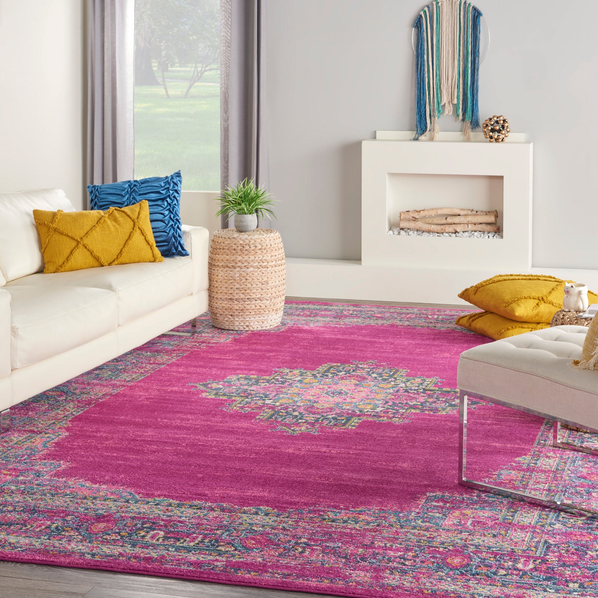 Nourison Home Passion  Fuchsia  Transitional