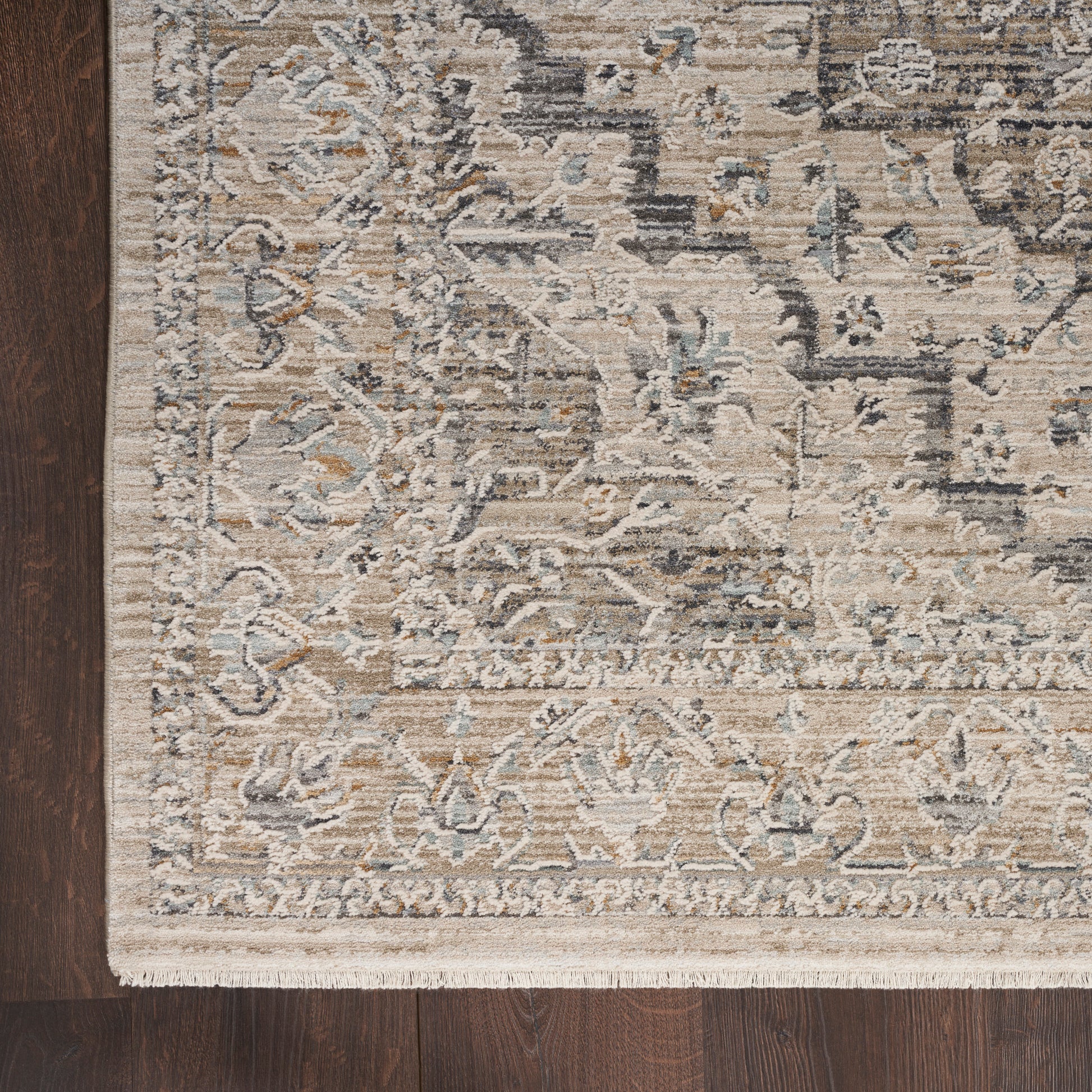 Nourison Home Lynx  Ivory Taupe  Transitional