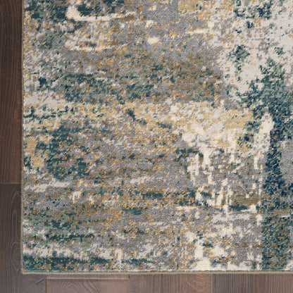 Nourison Home Artworks  Ivory Navy  Contemporary