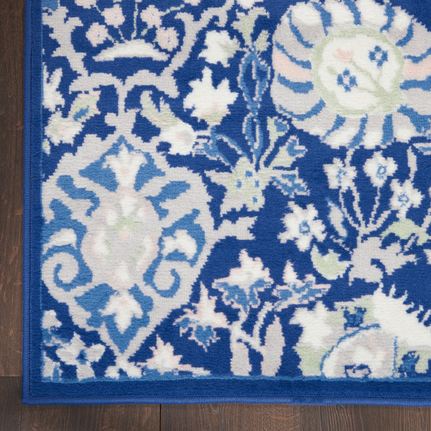 Nourison Home Whimsicle  Navy Multicolor  Traditional