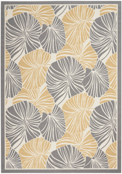 Waverly Sun N Shade SND87 Grey Contemporary Power-Loomed Rug