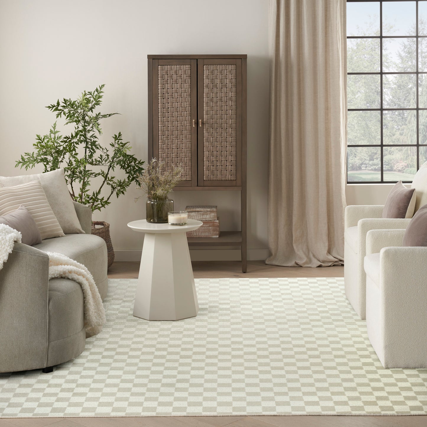 Nourison Home Serenity Home  Ivory  Contemporary