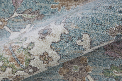 Feizy Dartmouth  Blue Multi Transitional/Bohemian & Eclectic/Casual