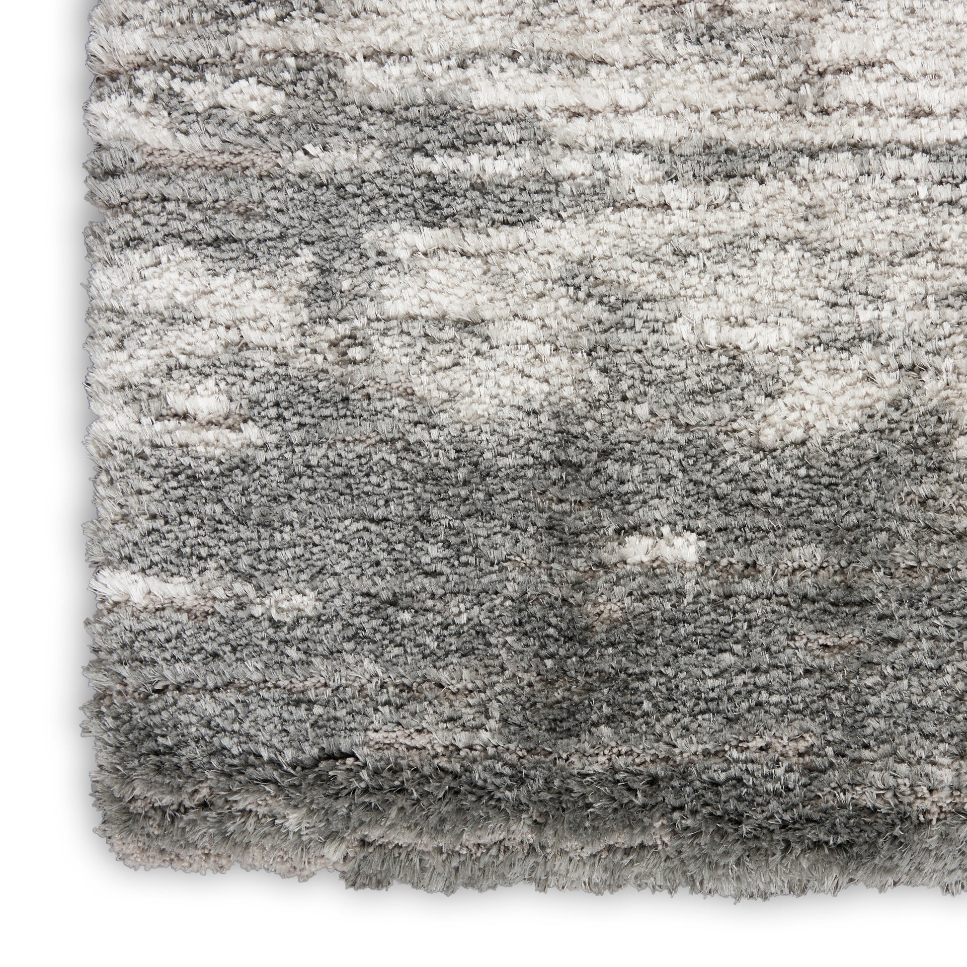 Nourison Home Dreamy Shag  Charcoal Ivory  Contemporary