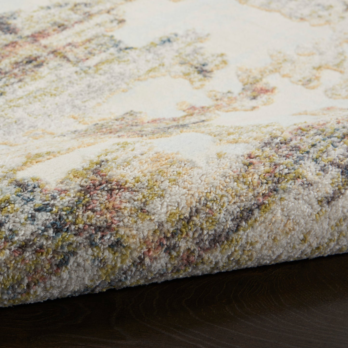 Nourison Home Trance  Ivory Multicolor  Contemporary
