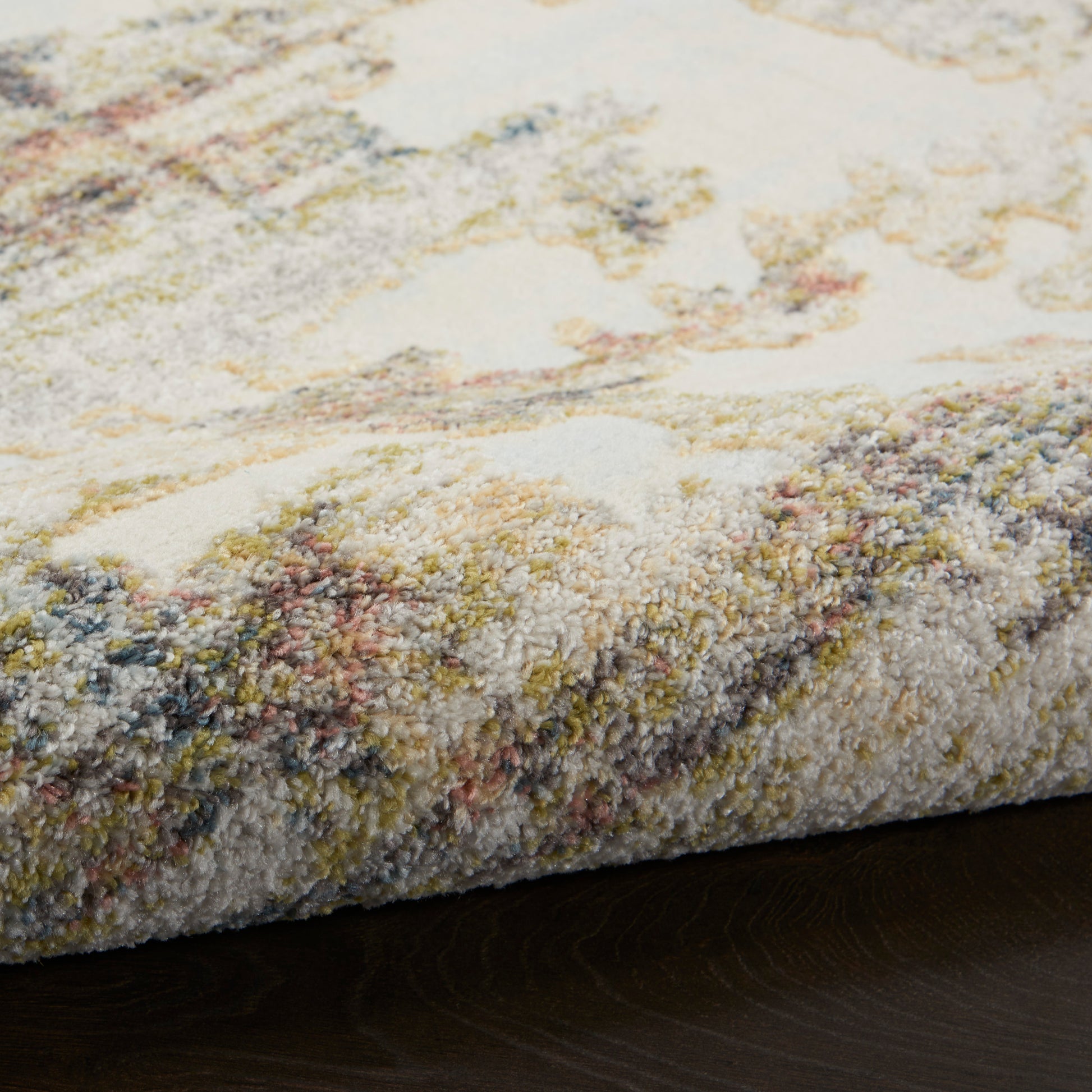 Nourison Home Trance  Ivory Multicolor  Contemporary