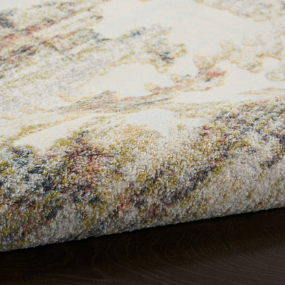 Nourison Home Trance  Ivory Multicolor  Contemporary