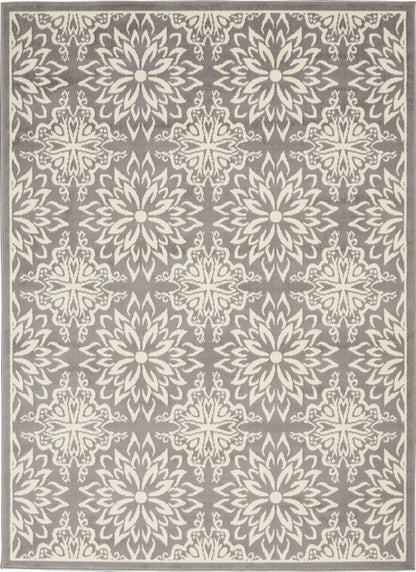 Nourison Home Jubilant JUB06 Ivory Grey Transitional Power-loomed Rug