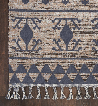 Nourison Home Asilah  Mocha Charcoal  Contemporary