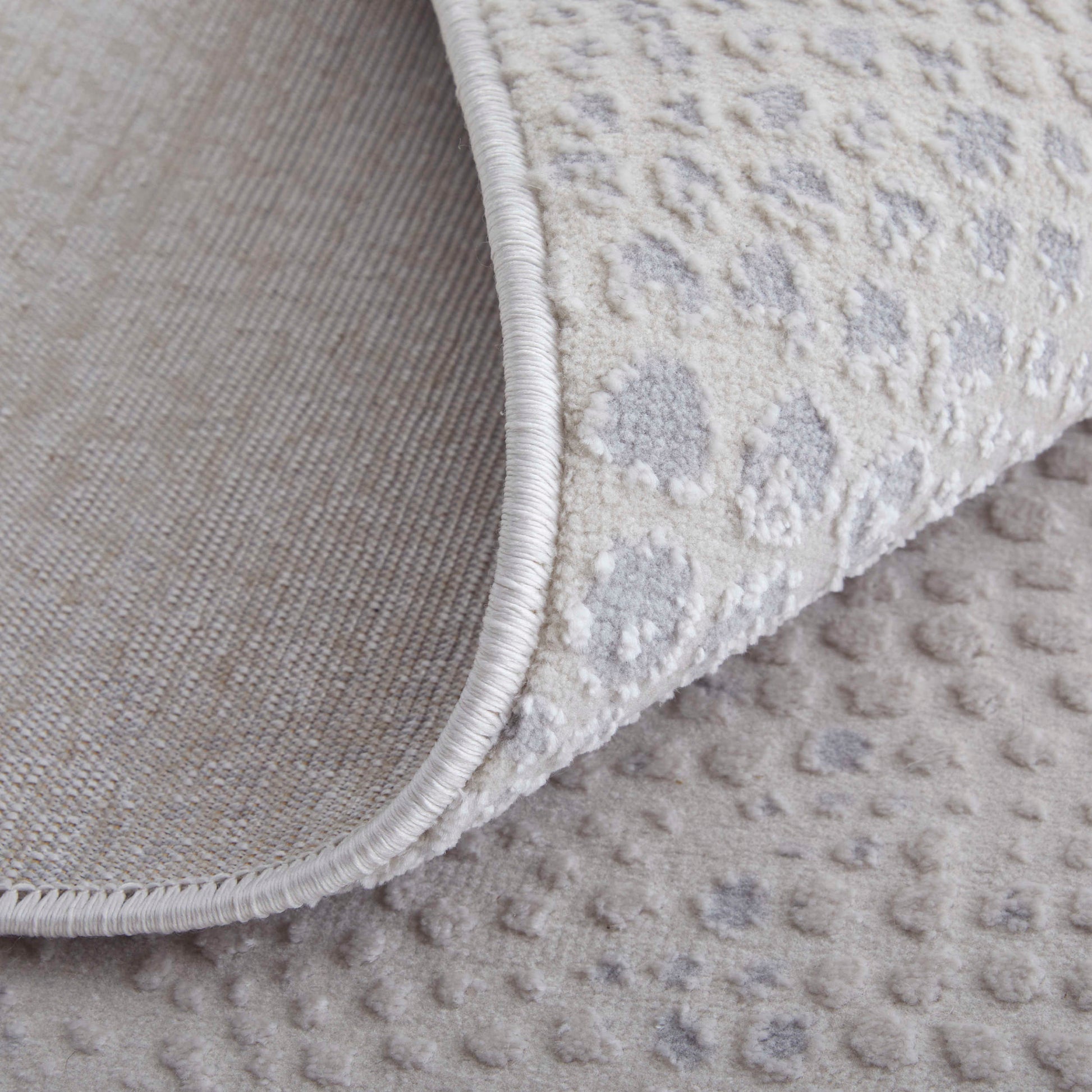 Feizy Prasad 39N8F Ivory Gray Modern/Casual Rug - Rugs - Feizy - Atlanta Designer Rugs