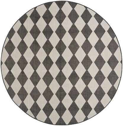 Nourison Home Positano POS04 Black Contemporary Power-loomed Rug