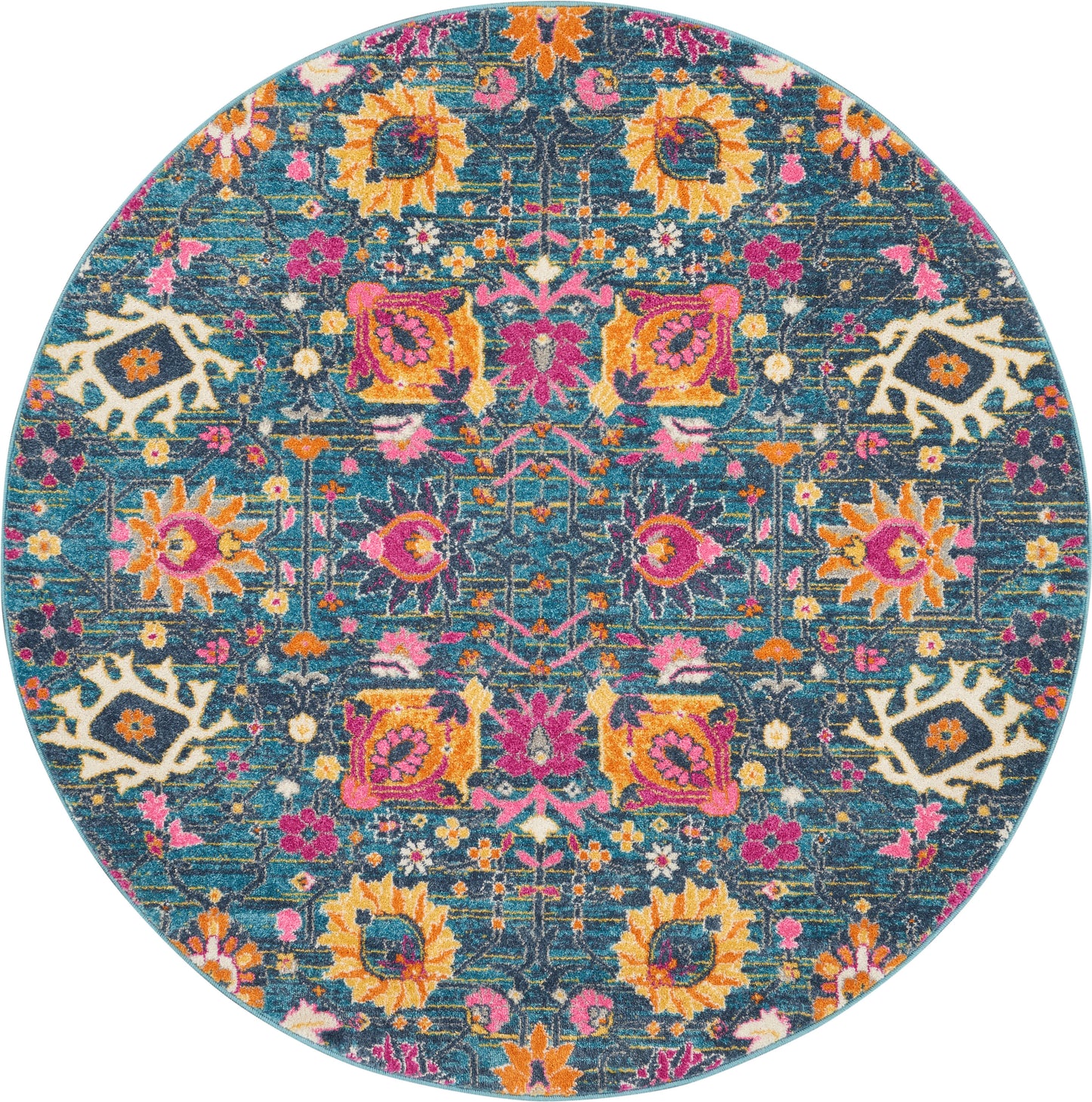 Nourison Home Passion PSN01 Denim Transitional Power-loomed Rugs