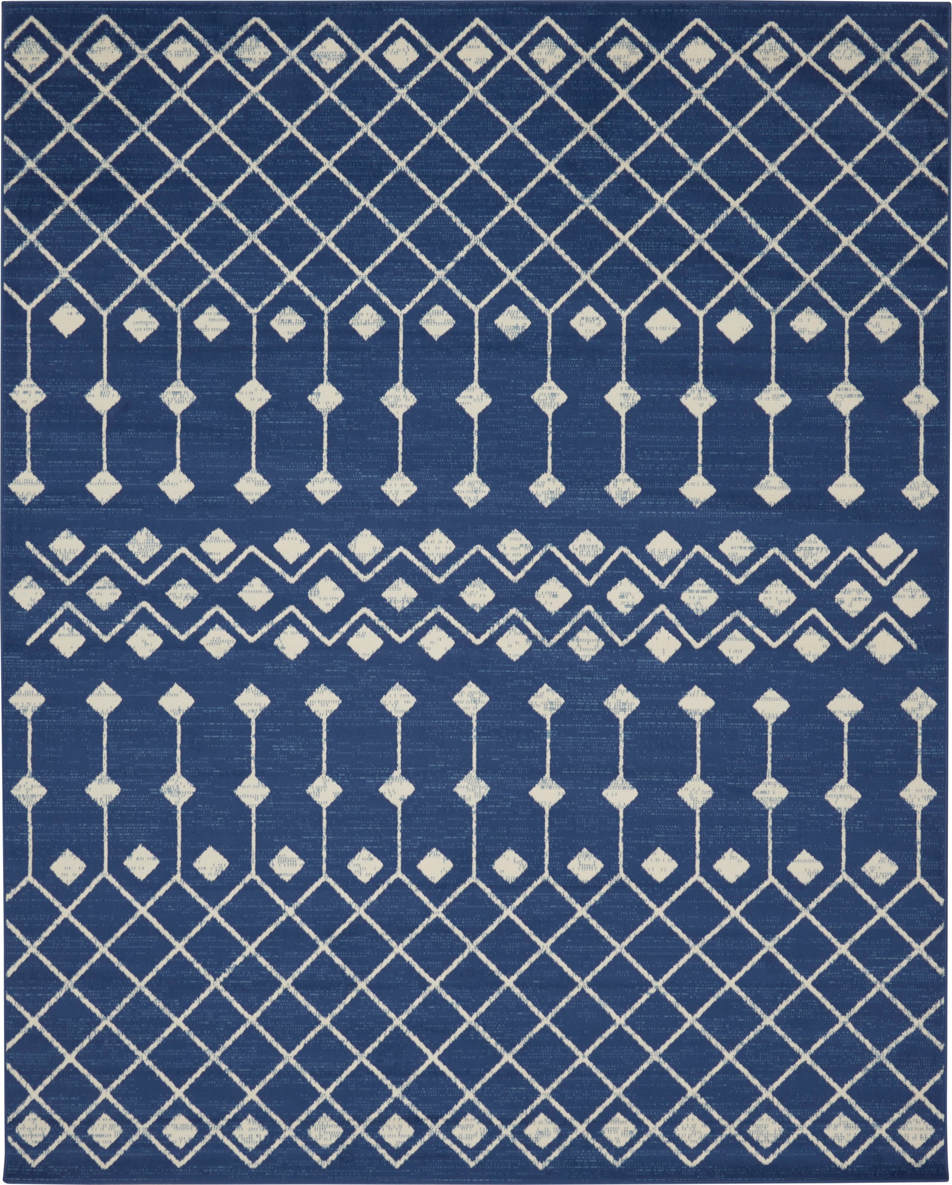 Nourison Home Grafix  Navy  Transitional
