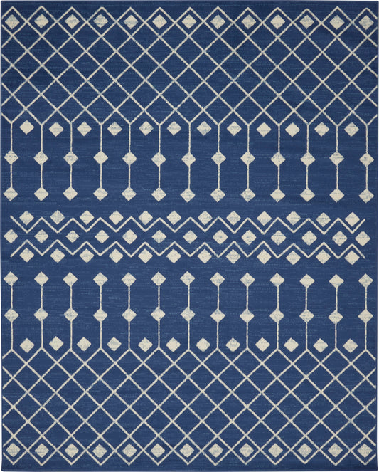 Nourison Home Grafix  Navy  Transitional