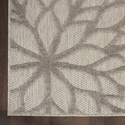 Nourison Home Aloha  Silver Grey  Contemporary