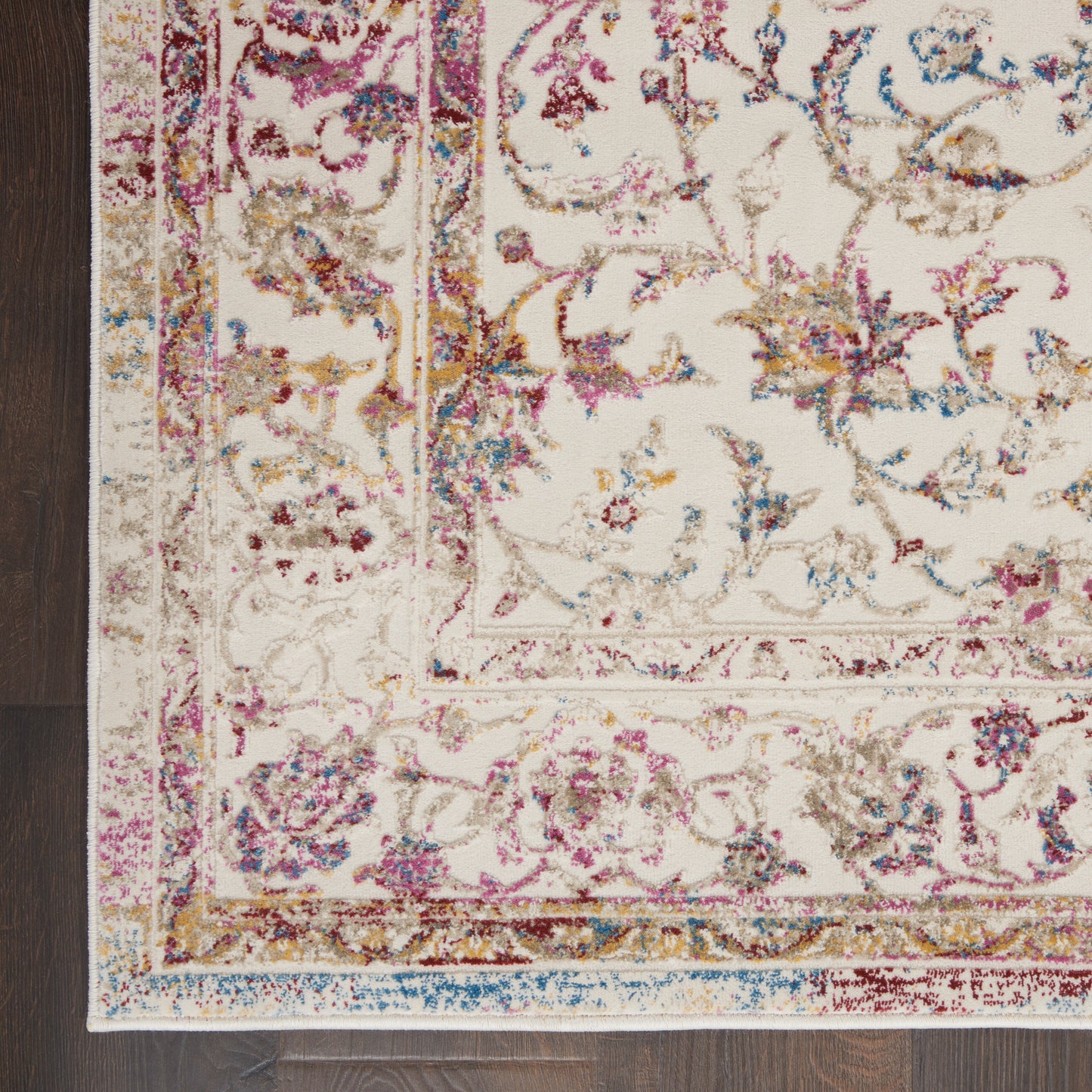 Nourison Home Melody  Ivory Multicolor  Traditional