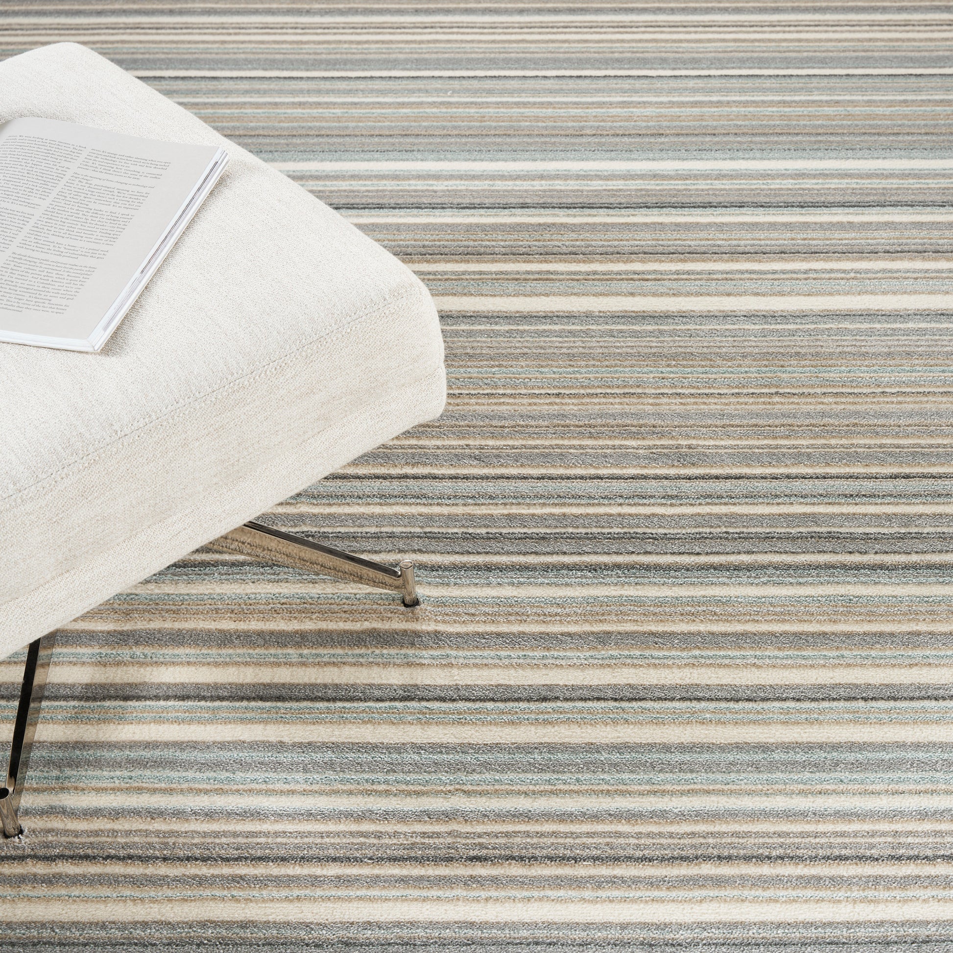 Nourison Home Marmara  Grey Ivory Teal  Contemporary