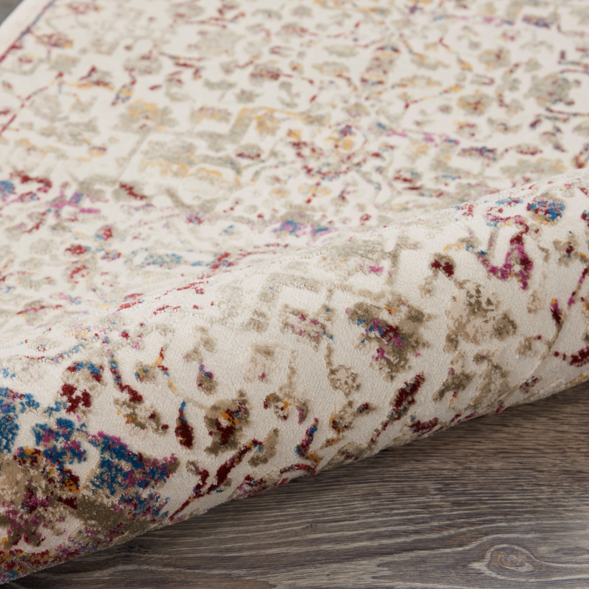 Nourison Home Melody  Ivory Multicolor  Traditional