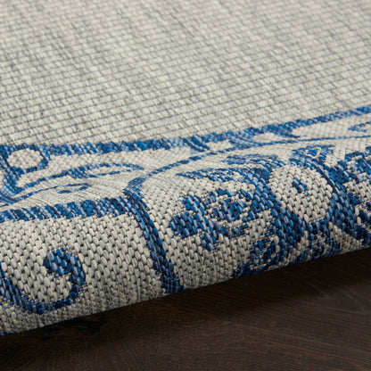 Nourison Home Country Side  Ivory Blue  Transitional