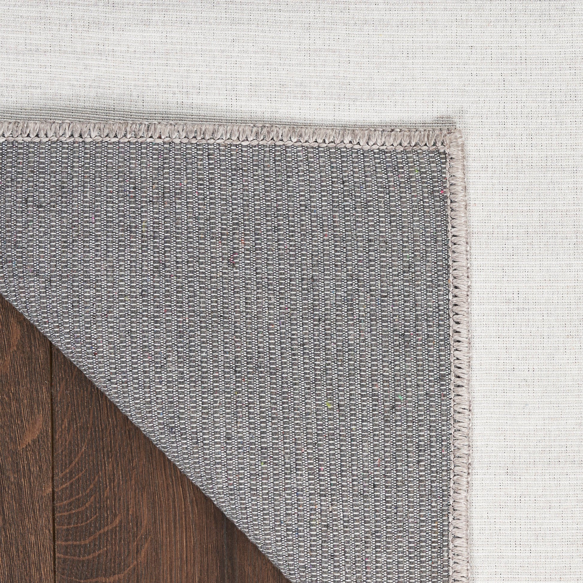 Nourison Home Washable Essentials  Ivory Grey  Contemporary