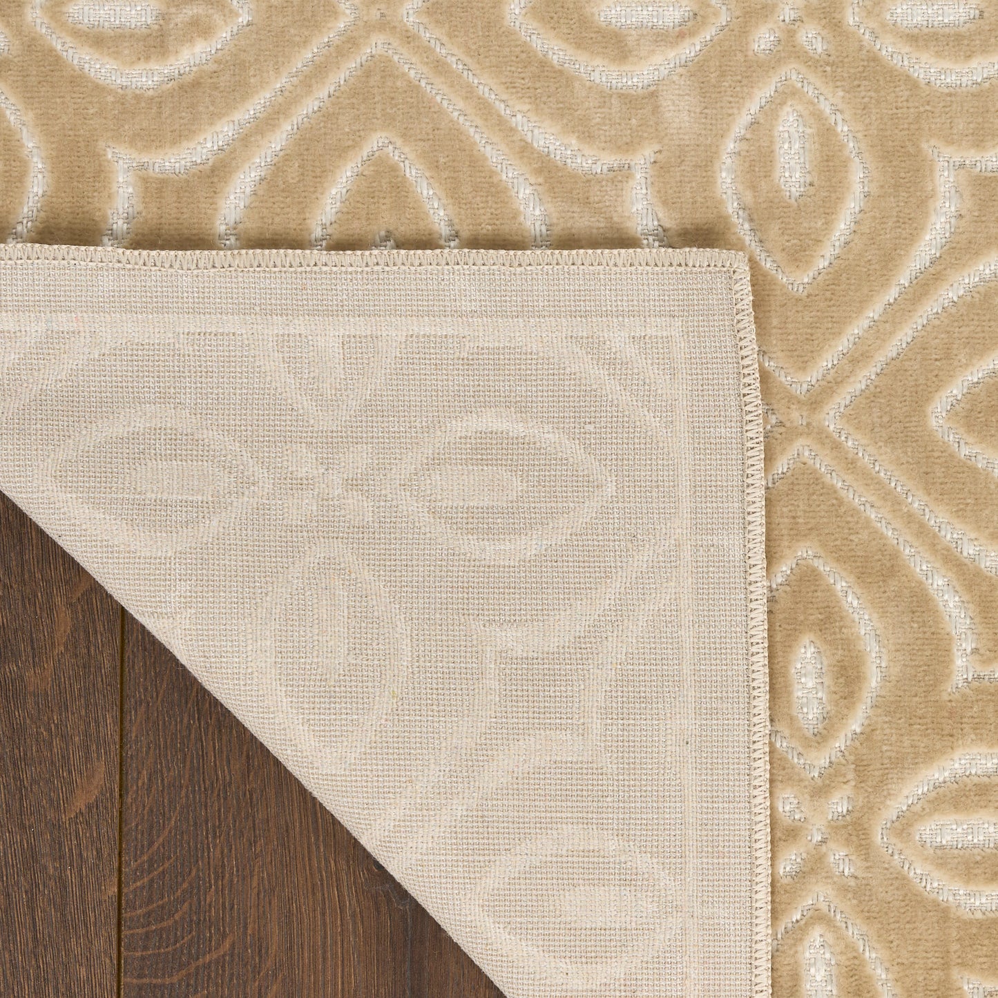 Nourison Home Washable Charm  Beige Ivory  Contemporary