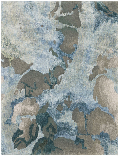 Nourison Home Prismatic PRS14 Grey Slate Contemporary Hand Tufted Rug