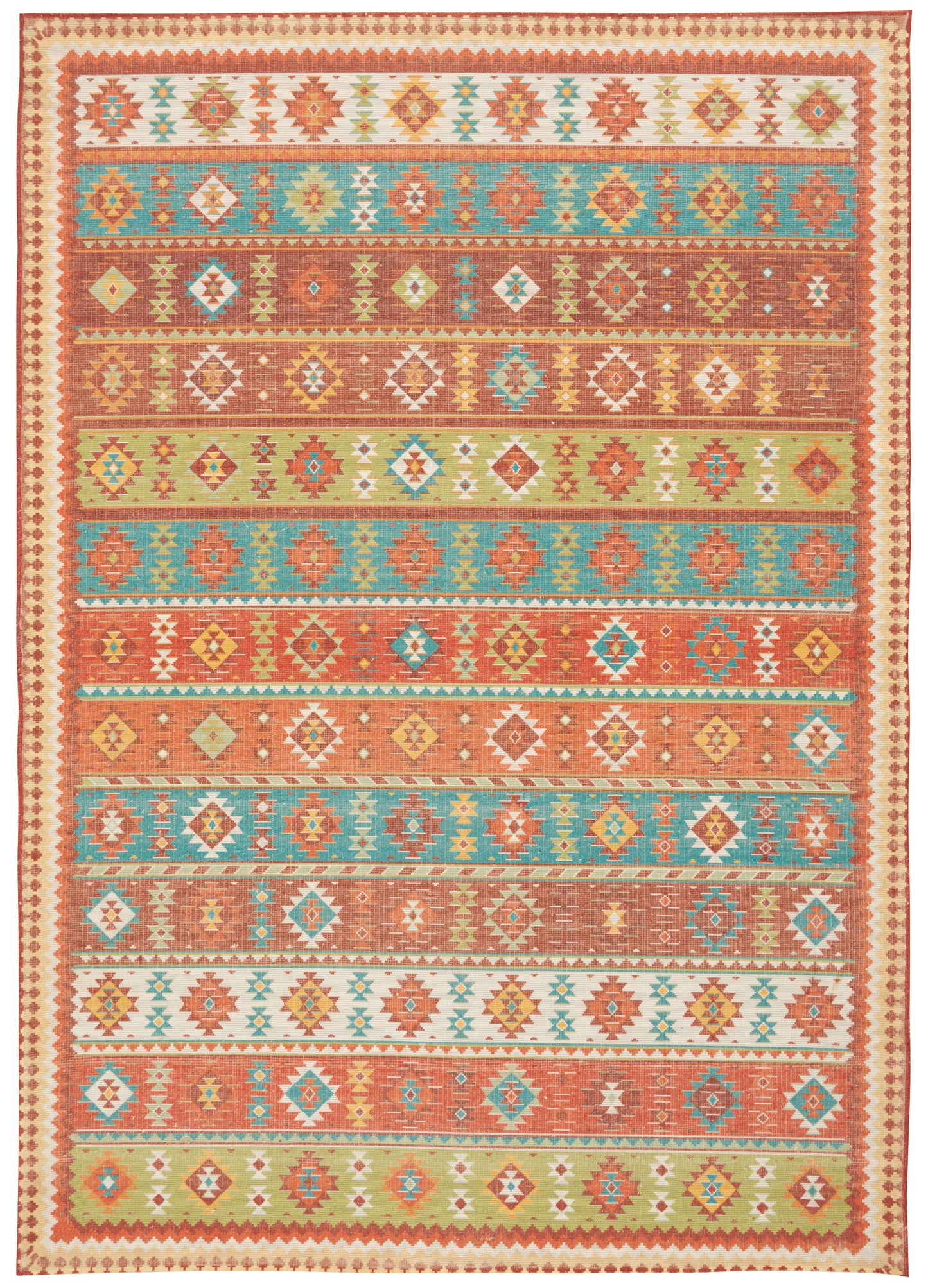 Nourison Home Madera MAD08 Light Blue Transitional Power-loomed Rug
