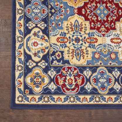 Nourison Home Grafix  Multicolor  Traditional
