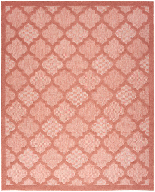 Nourison Home Easy Care  Coral Orange  Contemporary