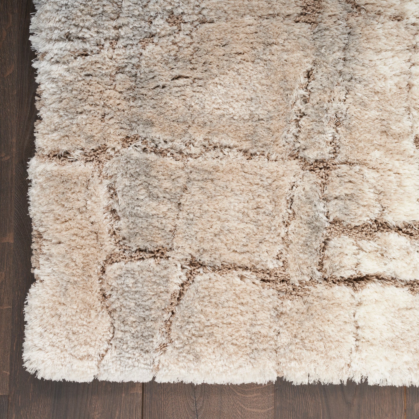 Nourison Home Dreamy Shag  Ivory Beige  Contemporary