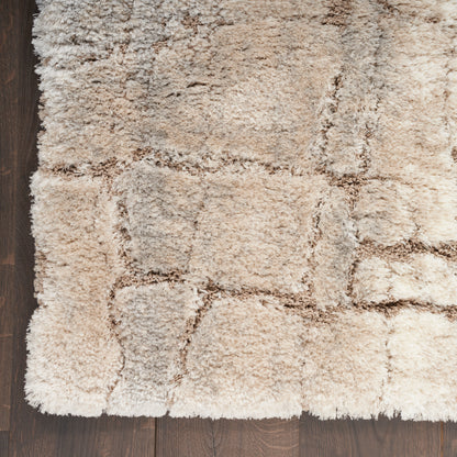 Nourison Home Dreamy Shag  Ivory Beige  Contemporary