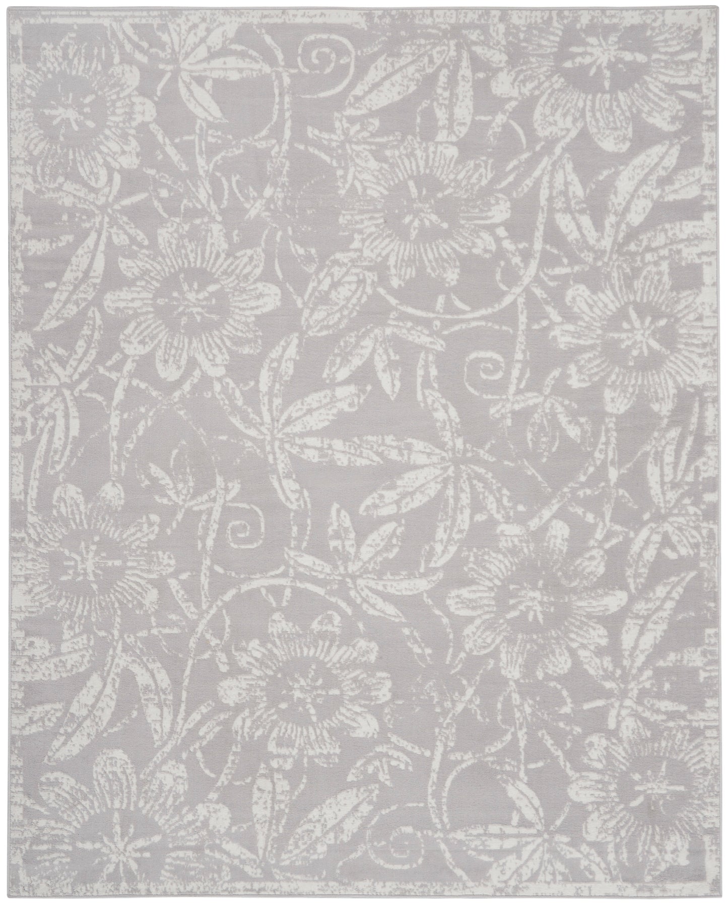 Nourison Home Whimsicle WHS05 Grey Contemporary Power-loomed Rug