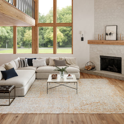 Nourison Home Luna  Blue Mocha  Contemporary