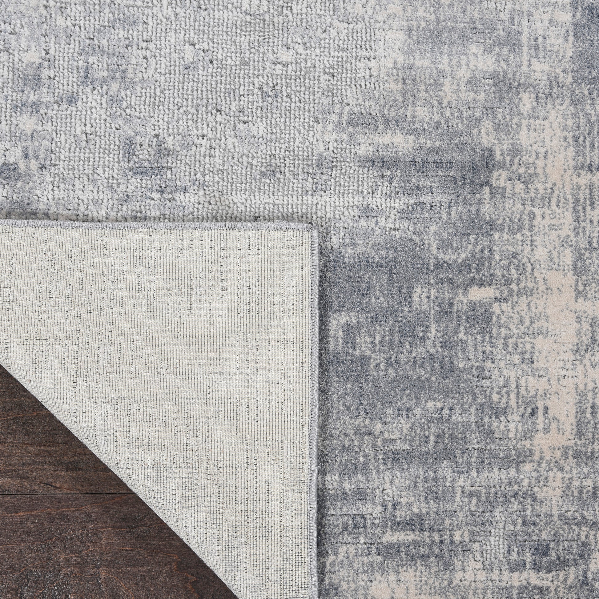 Nourison Home Rustic Textures  Blue Ivory  Contemporary