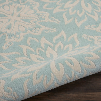 Nourison Home Jubilant  Ivory Green  Transitional