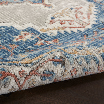 Nourison Home Quarry  Blue Grey  Traditional