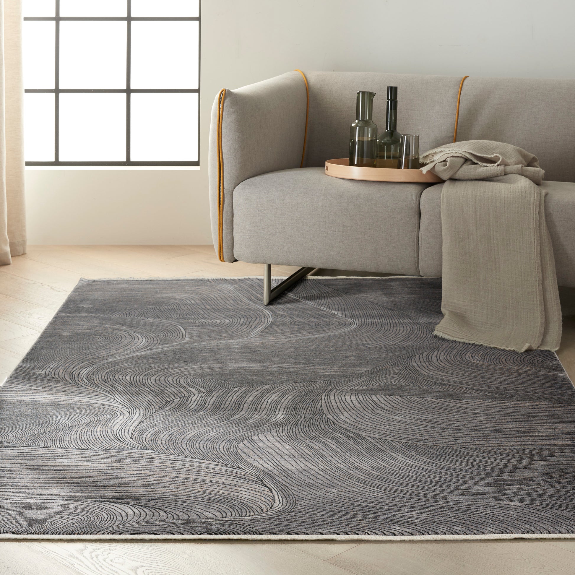Calvin Klein Balian  Grey  Contemporary