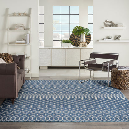 Nourison Home Positano  Navy Blue  Contemporary