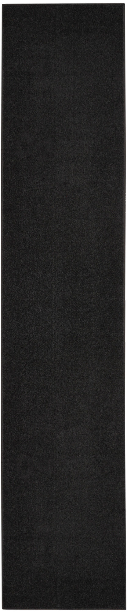 Nourison Home Nourison Essentials NRE01 Black Contemporary Power-loomed Rug