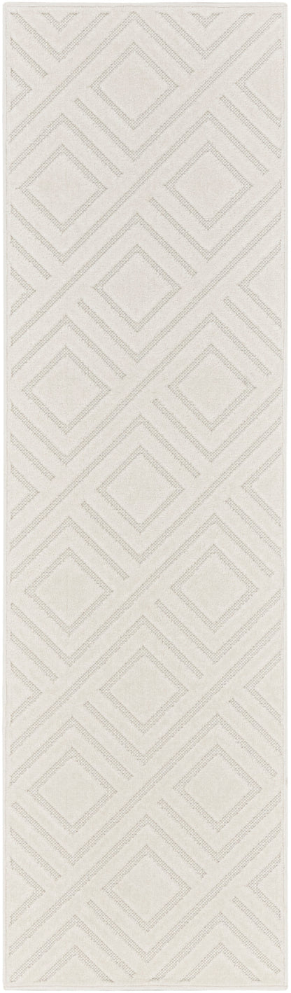 Nourison Home Care Free CAF03 Ivory Contemporary Loom-woven Rug