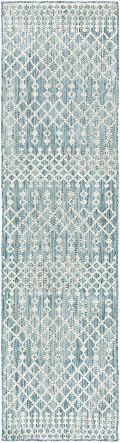 Nourison Home Positano POS02 Aqua Contemporary Power-loomed Rug