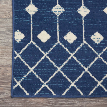 Nourison Home Grafix  Navy  Transitional
