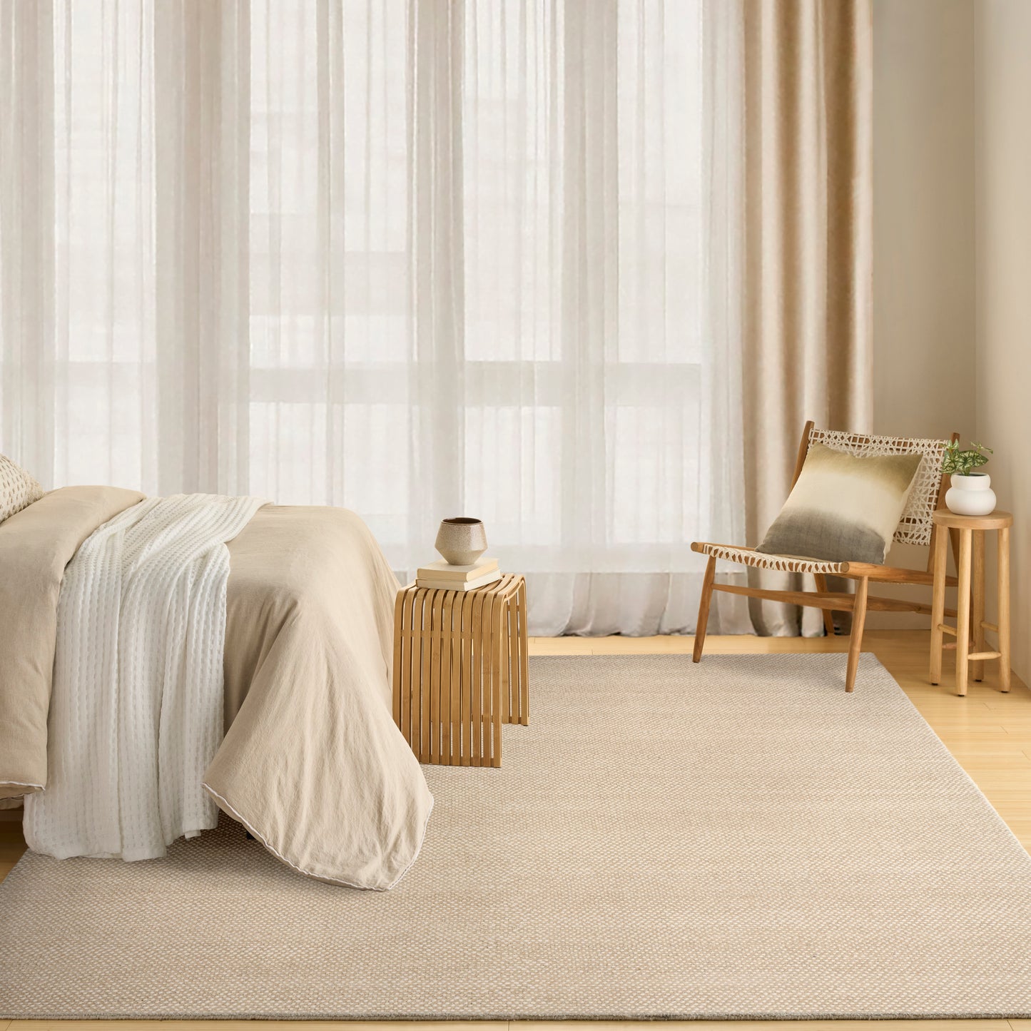 DKNY Pure Rows  Ivory Taupe  Contemporary
