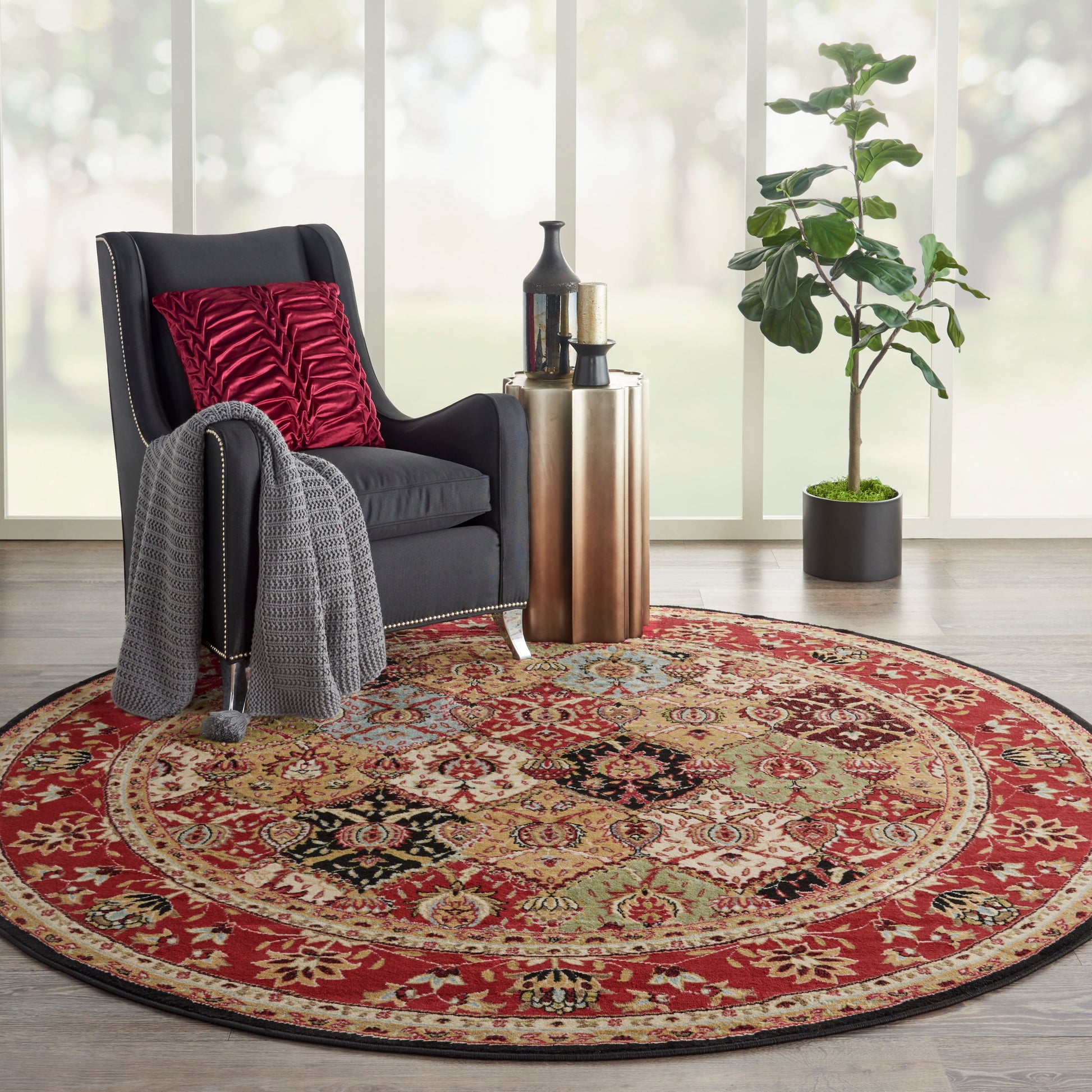 Nourison Home Modesto  Multicolor  Traditional