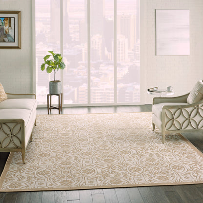 Nourison Home Aruba  Beige Cream  Transitional