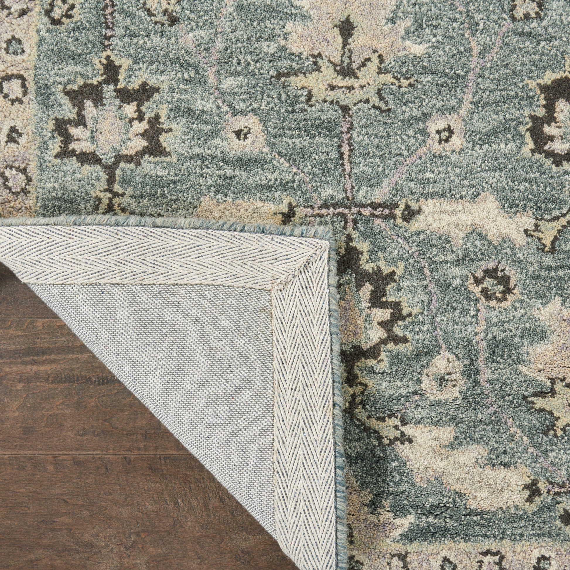 Nourison Home Jazmine  Seafoam  Traditional